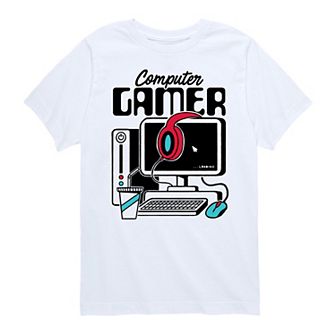 Boys 8-20 Computer Gamer Graphic Tee