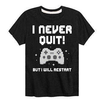 Boys 8-20 I Never Quit Graphic Tee