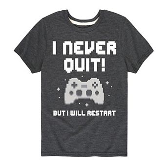 Boys 8-20 I Never Quit Graphic Tee