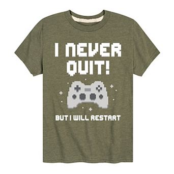 Boys 8-20 I Never Quit Graphic Tee