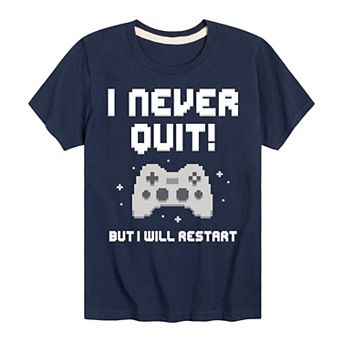Boys 8-20 I Never Quit Graphic Tee