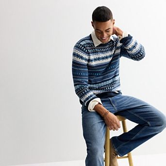 Men's Sonoma Goods For Life® Fair Isle Crewneck Sweater
