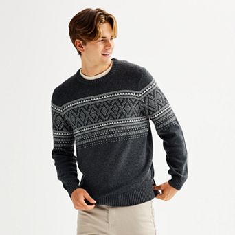 Men's Sonoma Goods For Life® Fair Isle Crewneck Sweater