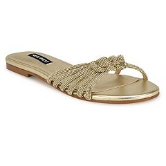 Gold Flat Sandals Kohl s
