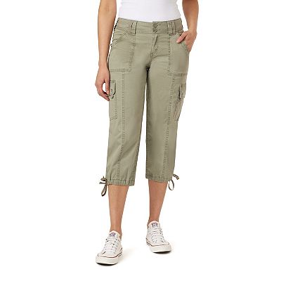 【YOURNUS】Raise Crop Cargo Pants CARGO CROPPED TWILL PANTS | FATIGUE001 - GOOD AMERICAN