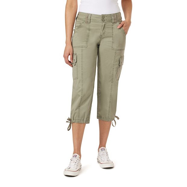 Juniors' WallFlower Luscious Curvy Insta Stretch Mid Rise Cargo
