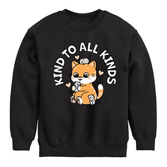Boys 8-20 Kind to All Kinds Fleece Sweatshirt