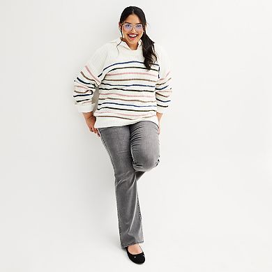 Juniors' Plus Size SO® Crewneck Pullover