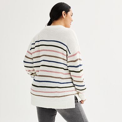 Juniors' Plus Size SO® Crewneck Pullover