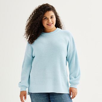Juniors' Plus Size SO® Crewneck Pullover