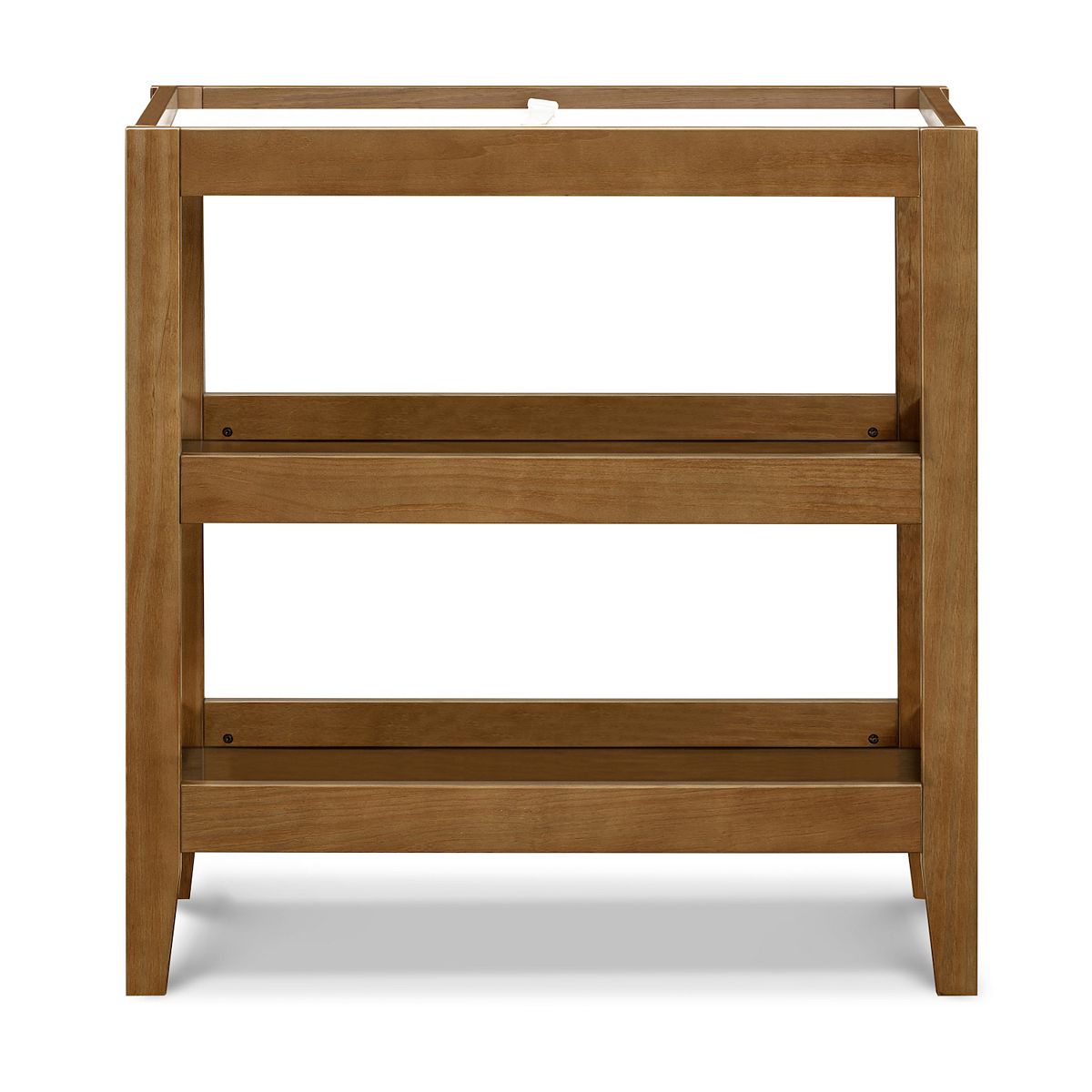 Front view of Carter's by DaVinci Colby changing table in wood finish