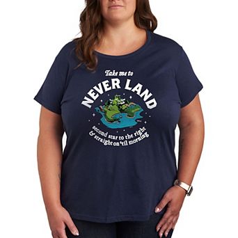 Disney's Peter Pan Plus Take Me To Never Land Graphic Tee