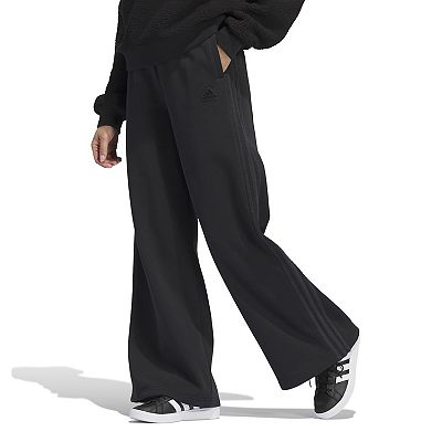 【adidas】WIDE LEG PANTS ★KC8813★ブラック レディース adidas SATIN WIDE LEG PANTS RUFFLE 3S ブラック（アディダス