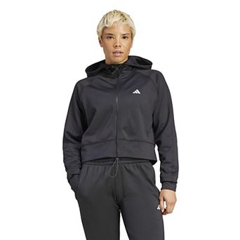 Women's adidas Game and Go Full-Zip Hooded Training Jacket