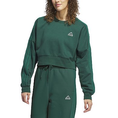 Women's adidas Coze 3-Stripes Crewneck Sweatshirt