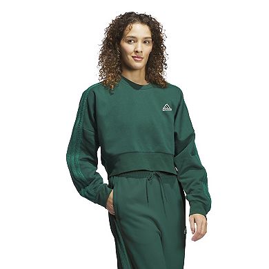 Women's adidas Coze 3-Stripes Crewneck Sweatshirt