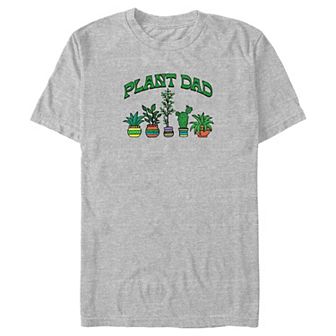 Big & Tall Plant Dad Flowerpots Graphic Tee