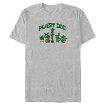 Big & Tall Plant Dad Flowerpots Graphic Tee