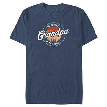 Big & Tall The Coolest Grandpa In The World Graphic Tee