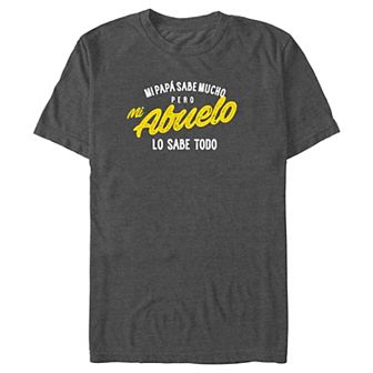 Big & Tall Mi Abuelo Lo Sabe Todo Graphic Tee
