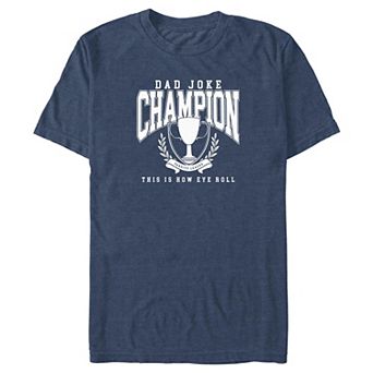 Big & Tall Dad Joke Champion Graphic Tee
