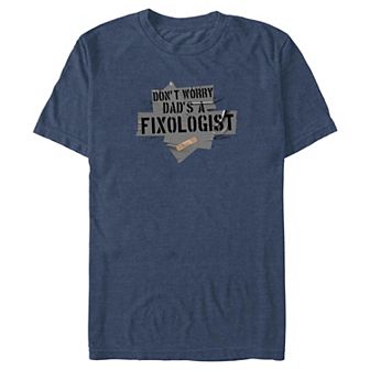 Big & Tall Don't Worry Dad's A Fixologist Graphic Tee