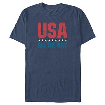 Big & Tall USA All The Way Graphic Tee