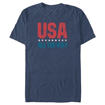 Big & Tall USA All The Way Graphic Tee