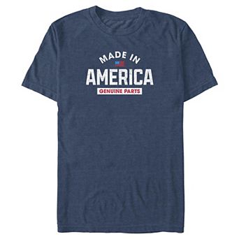 Big & Tall Made In America Genuine Parts Graphic Tee