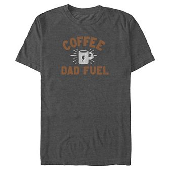 Big & Tall Coffee Dad Fuel Graphic Tee