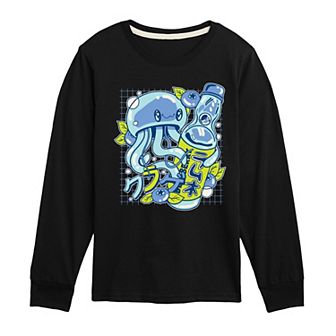 Boys 8-20 Jellyfish Ramune Long Sleeve Graphic Tee