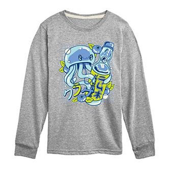 Boys 8-20 Jellyfish Ramune Long Sleeve Graphic Tee