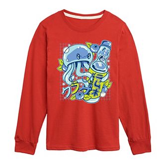 Boys 8-20 Jellyfish Ramune Long Sleeve Graphic Tee