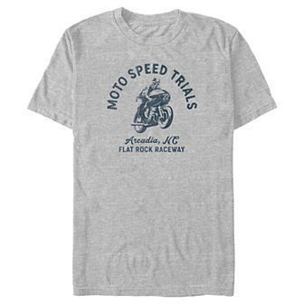 Big & Tall Moto Speed Trials Graphic Tee