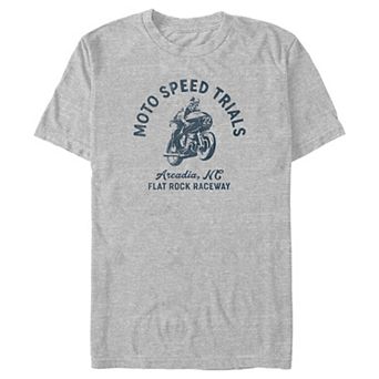 Big & Tall Moto Speed Trials Graphic Tee