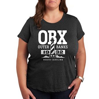 Plus OBX Outer Banks Lighthouse Graphic Tee