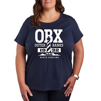 Plus OBX Outer Banks Lighthouse Graphic Tee