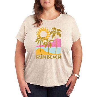 Plus Palm Beach Deco Graphic Tee