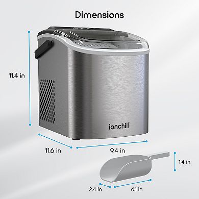 Tzumi ionchill QuickCube Bullet Ice Maker