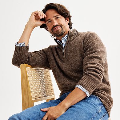 Men's Sonoma Goods For Life® Heavyweight 1/4-Zip Sweater