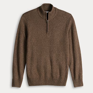 Men's Sonoma Goods For Life® Heavyweight 1/4-Zip Sweater