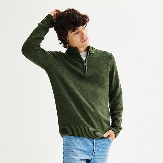 Men's Sonoma Goods For Life® Heavyweight 1/4-Zip Sweater