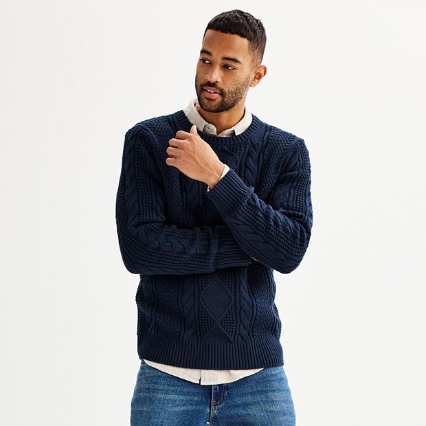Men's Sonoma Goods For Life® Heavyweight Fisherman Crewneck
