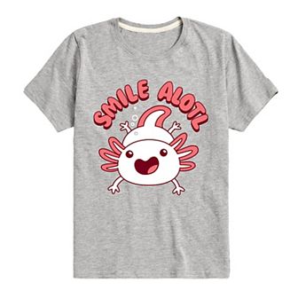 Boys 8-20 Smile Alotl Graphic Tee