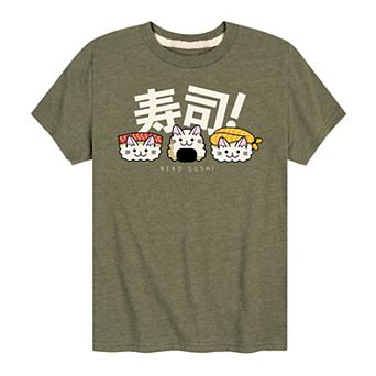 Boys 8-20 Neko Sushi Graphic Tee