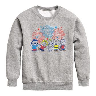 Boys 8-20 Peanuts Fireworks Fleece
