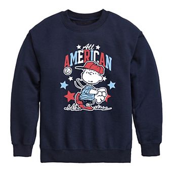Boys 8-20 Peanuts Linus American Baseball Fleece