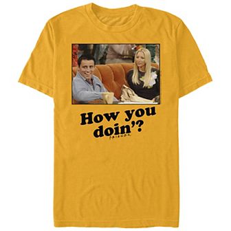 Men's Friends Joey And Phoebe How You Doin'? Graphic Tee