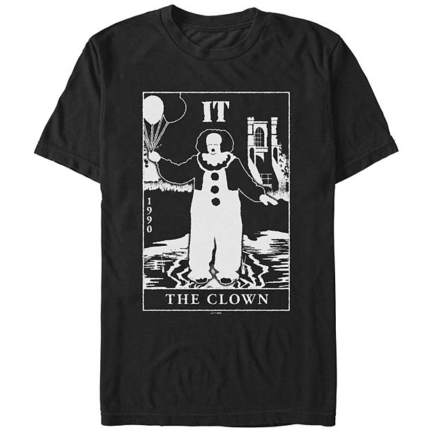 Pennywise Tarot T Shirt - It, Black, Large - Spencer's