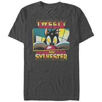 Men's Looney Tunes Tweety And Sylvester Graphic Tee